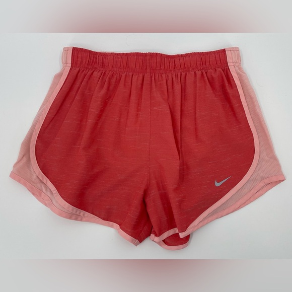 Nike Pants - Nike Womens Dri-Fit “Tempo” Lined Draw String Running Shorts in Pink & Peach Med